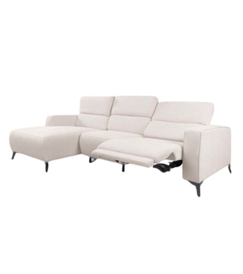 Sofá Verona 3L C/ Chaise e Relax Elétrico