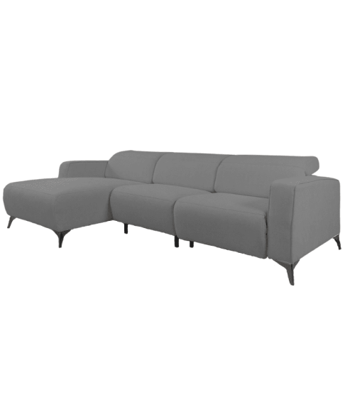 Sofá Verona 3L C/ Chaise e Relax Elétrico