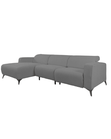 Sofá Verona 3L C/ Chaise e Relax Elétrico