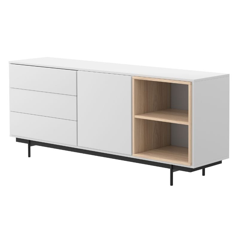 Aparador Malmo Branco Lateral