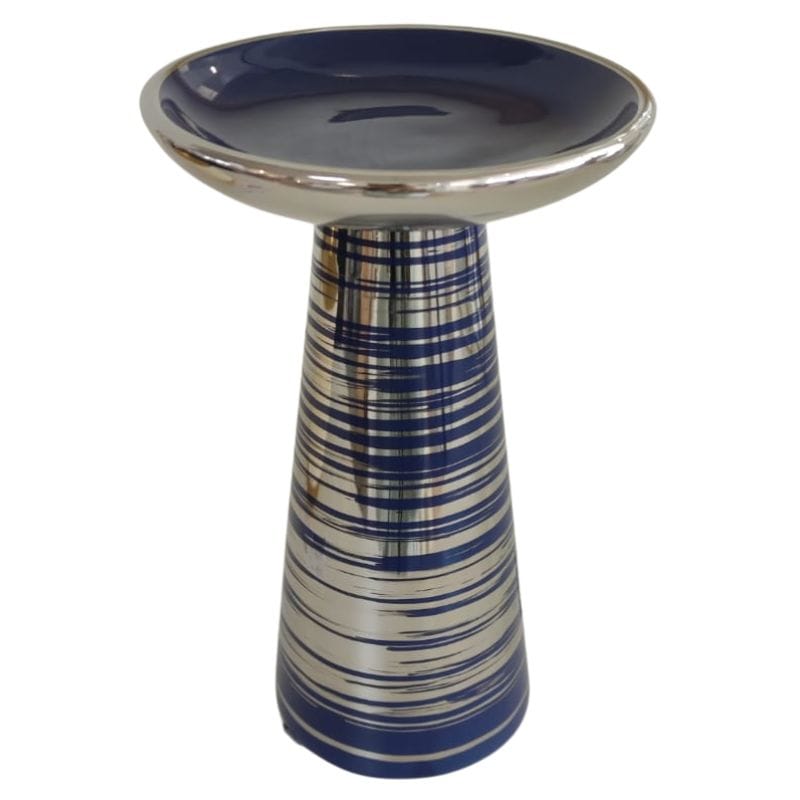 Castiçal de Cerâmica Decorativo Ref. 28651 Cima