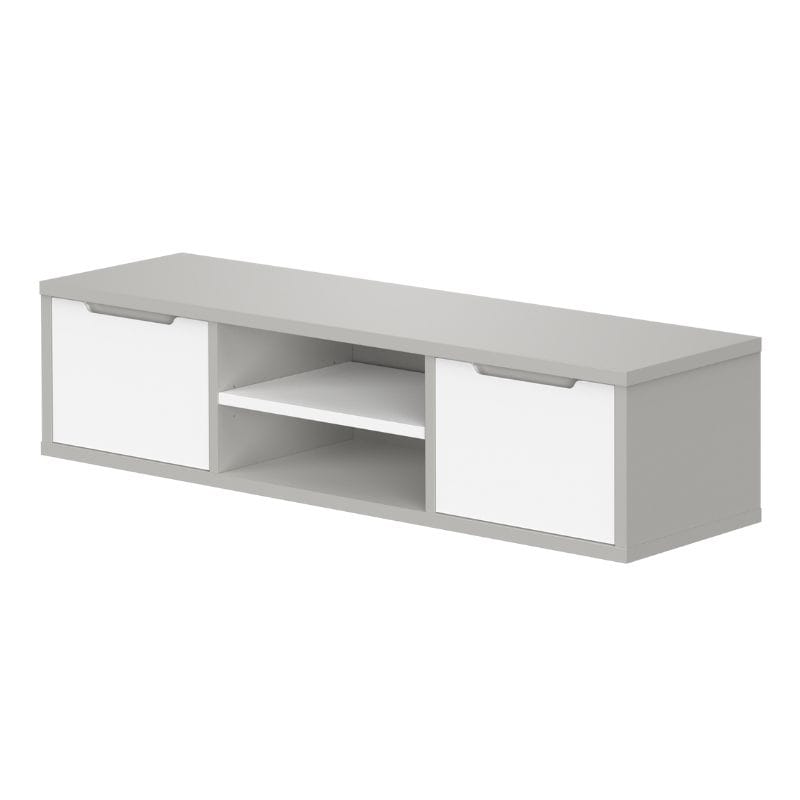 Movel TV Viena Cinza Lateral