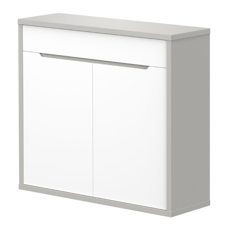 Sapateira Viena Cinza Lateral