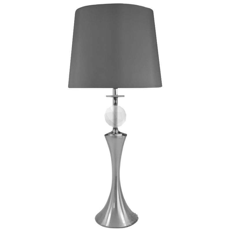 Candeeiro Base CristalMetal Prateada Ref. 0346