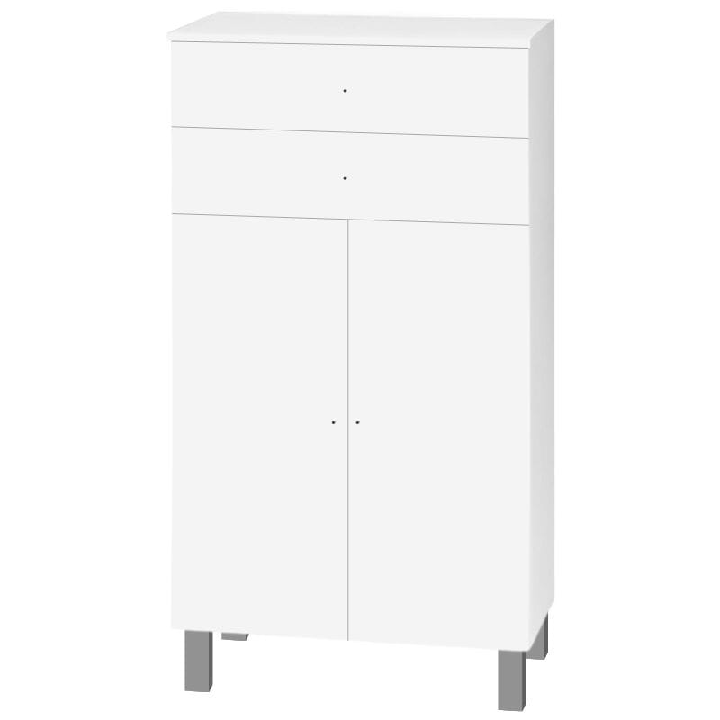 Móvel WC Polar Coqueta 60cm c2 Portas + 2 Gavetas