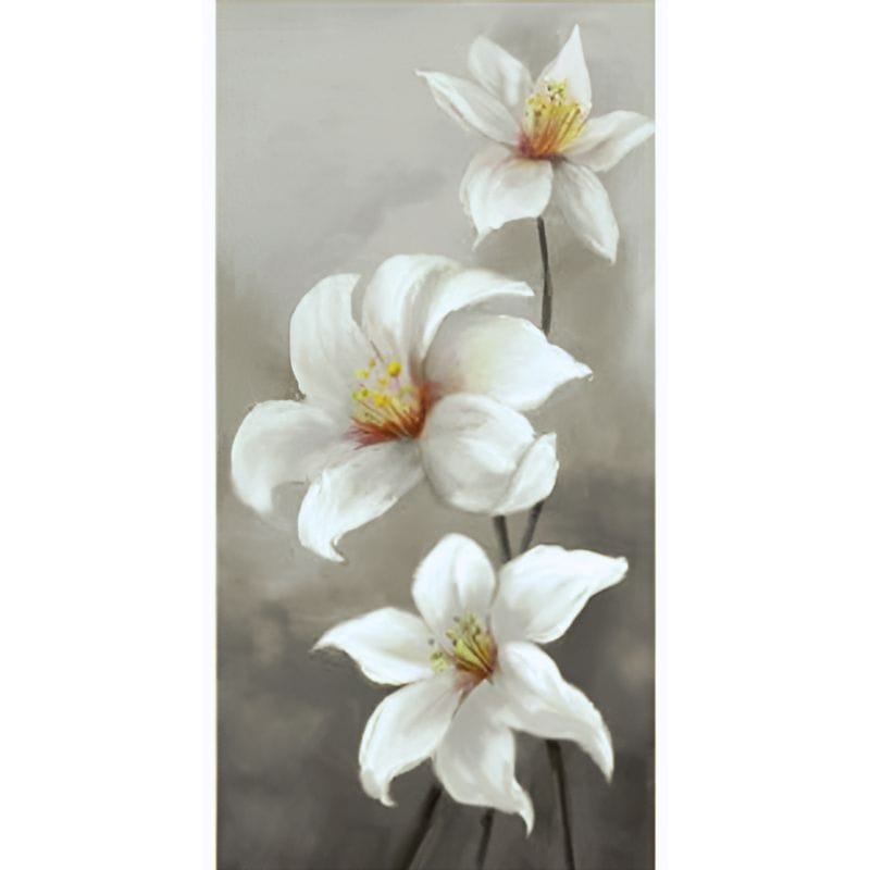 Tela 3122 - Flores Brancas