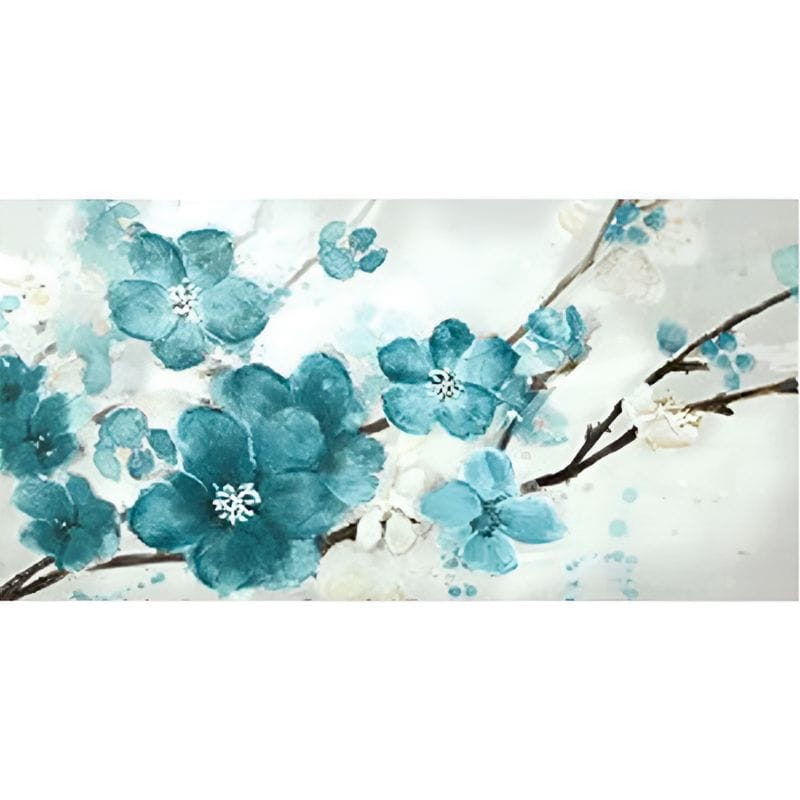 Tela 3556 - Ramo com Flores Azuis