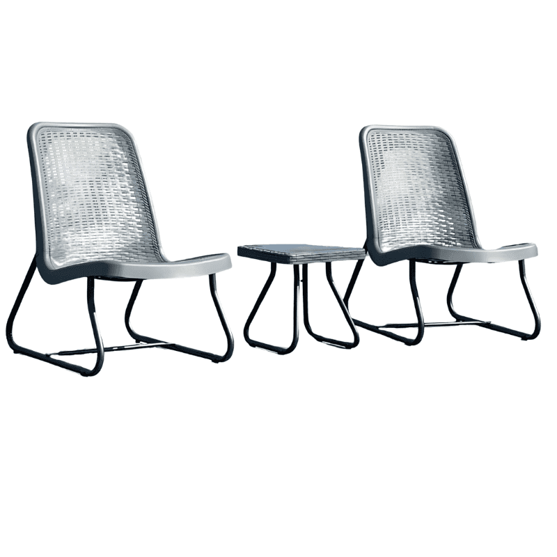 Conjunto PP 2 Cadeiras + Mesa de Apoio Ref. 923DS30