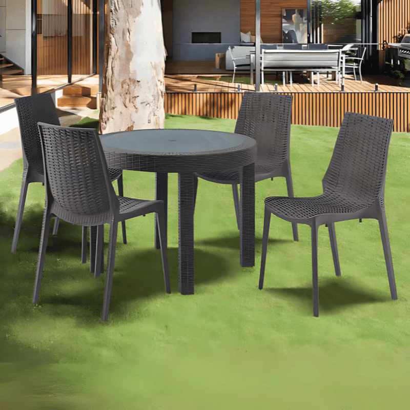 Conjunto PP Mesa + 4 Cadeiras Ref. 923DT03+DC03 (1)