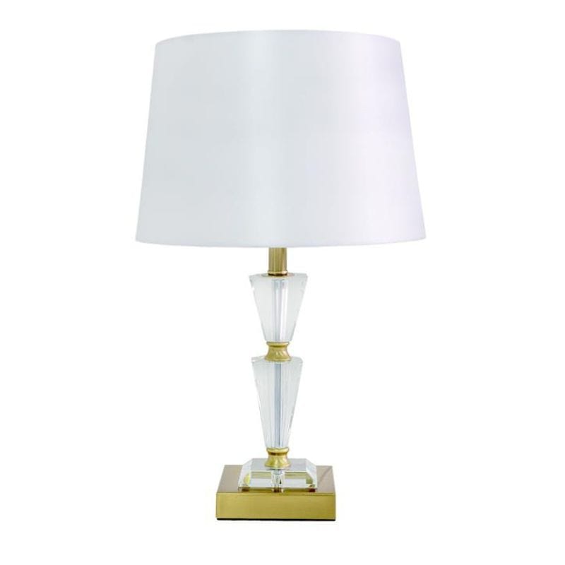 Candeeiro Base Dourada C_Cristal Ref. 7773