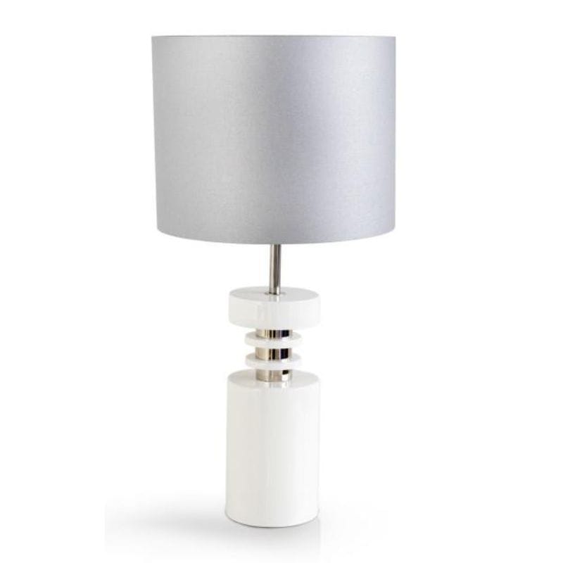 Candeeiro Branco Prata Ref. 8150