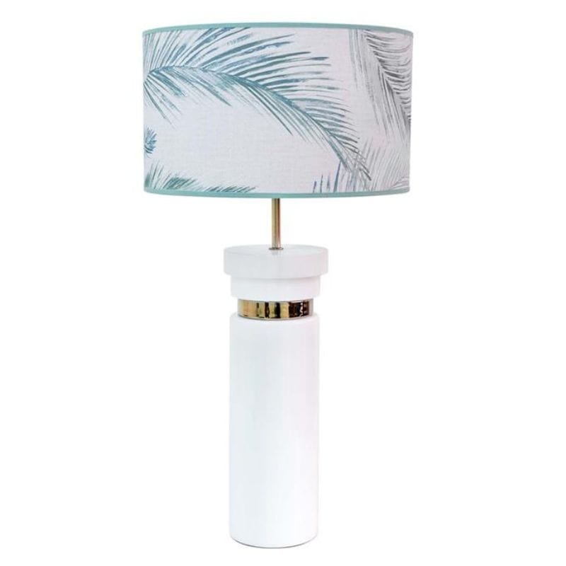 Candeeiro Branco e Prata Ref. 9438
