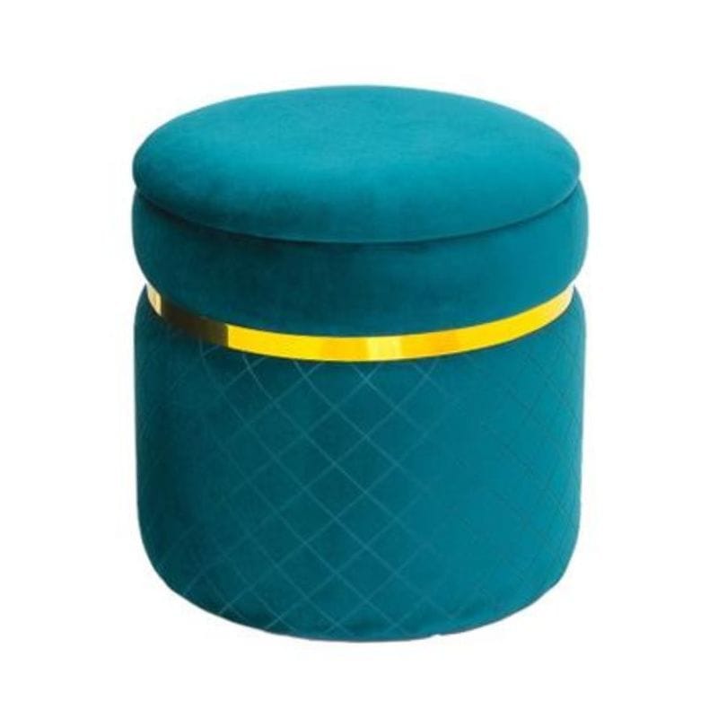 Puff Redondo Verde Pequeno Ref. 9820