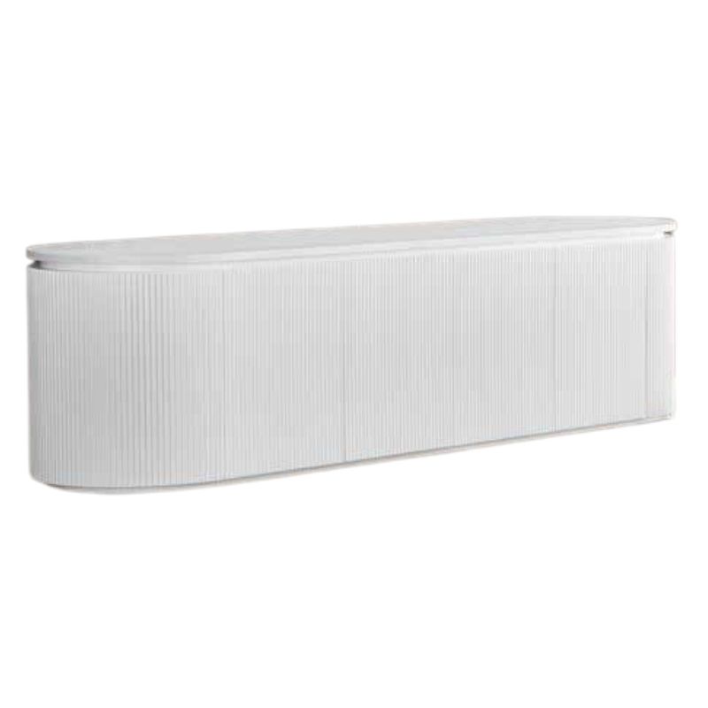 Móvel Kimberly Wood Veneer Branco Ref. 902WV010-024TV