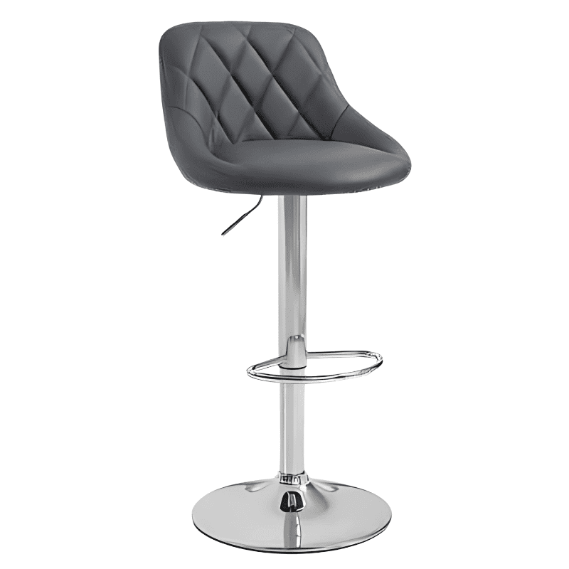 Banco Bar PU Ref. 836WY-523B Cinza