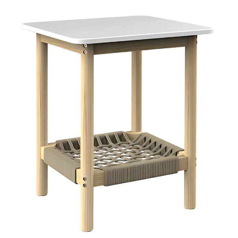 Mesa Apoio Jerome cTampo Lacado Branco Ref. 8986046