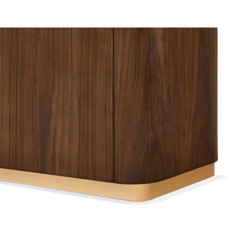 Aparador Walnut cTampo Mármore Ref. 906R2357-WAL Detalhe Pé