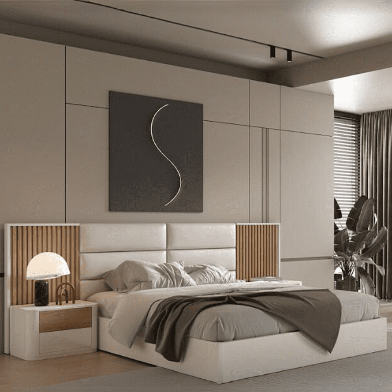 Cama Narta Estofada p_col 195x150cm Ambiente