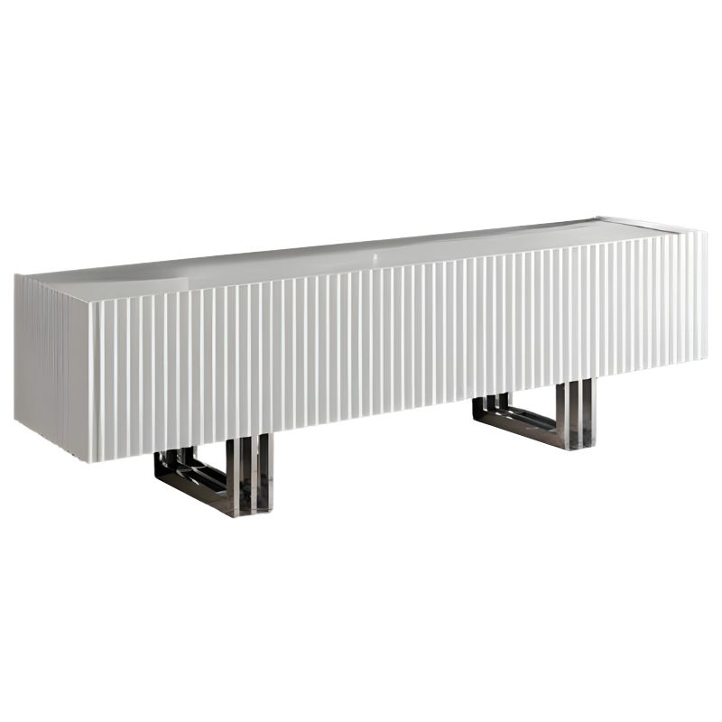 Móvel TV Lacado Branco cPé Cromado Ref. 906R2341TV