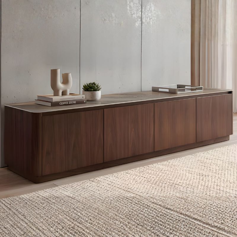 Móvel TV Walnut cTampo Mármore Ref. 906R2510TV-WAL Ambiente