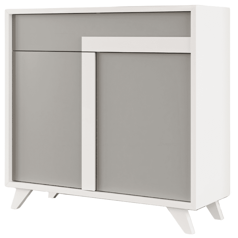 Sapateira Due c_ 2 Portas + 1 Gaveta Ref. DU2501 Fechada
