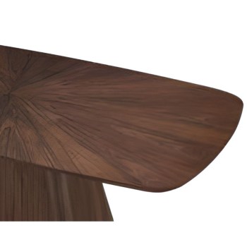 Mesa Sala Tampo Fixo Walnut Ref. 906R2514 Detalhe