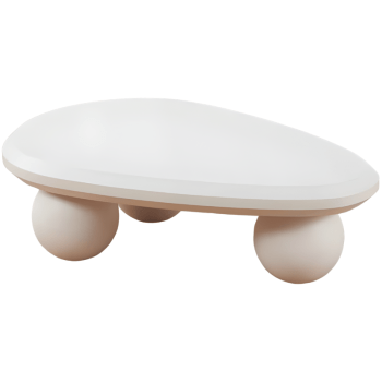 Mesa de Centro Branco Matte Ref. 854CT15276