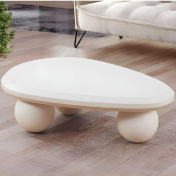 Mesa de Centro Branco Matte Ref. 854CT15276 Ambiente