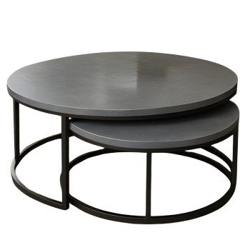 Mesas de Centro Metal com Tampo MDF Ref. 4594