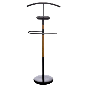 Cabide Quarto em Metal Preto e Madeira Ref. 52534