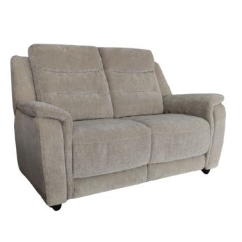 Sofá Dublin 2 Lugares Fixo Taupe Lateral