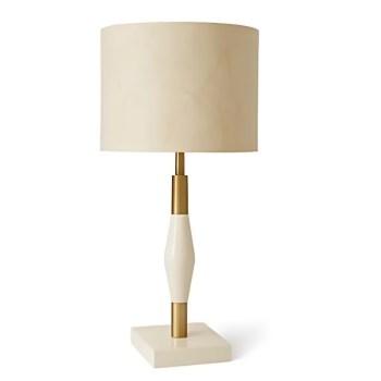 Candeeiro-Mesa-Cabeceira-Cone-Pérola-e-Ouro-Ref.-4681