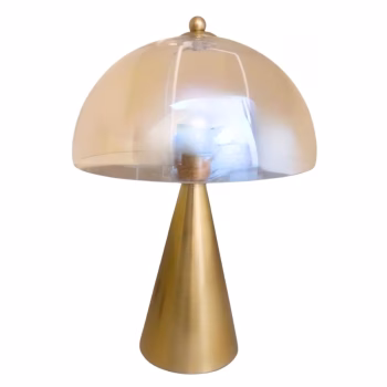 Candeeiro Base Metal Dourada Ref. 4171