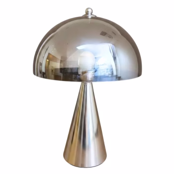 Candeeiro Base Metal Prateada Ref. 4170
