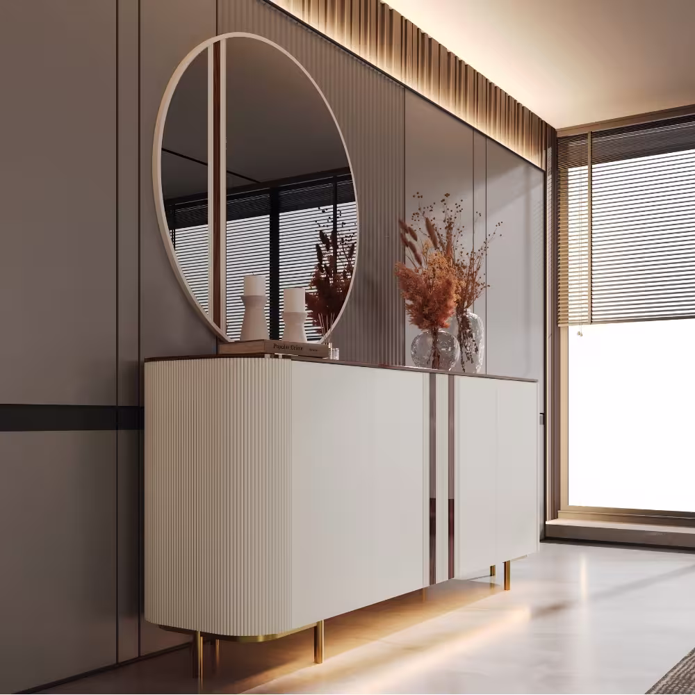 Aparador GYO c_Led c_Pé Metálico Ref. 3001 Ambiente 2